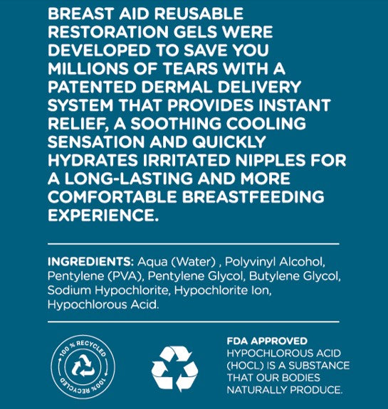 Breast Aid - Cryogel Soothing & Healing Breast Aid